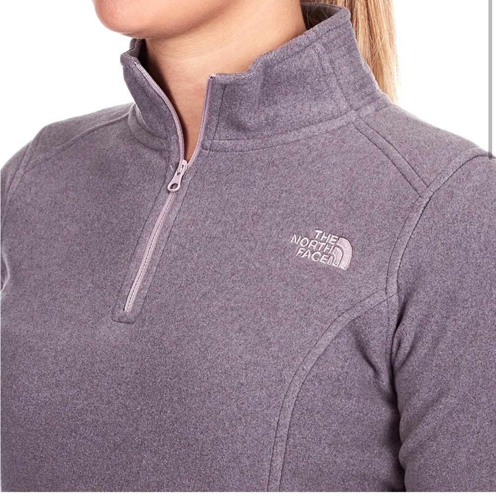 The North Face Grey Fleece Quarter Zip - Size S - Picture 4 of 9